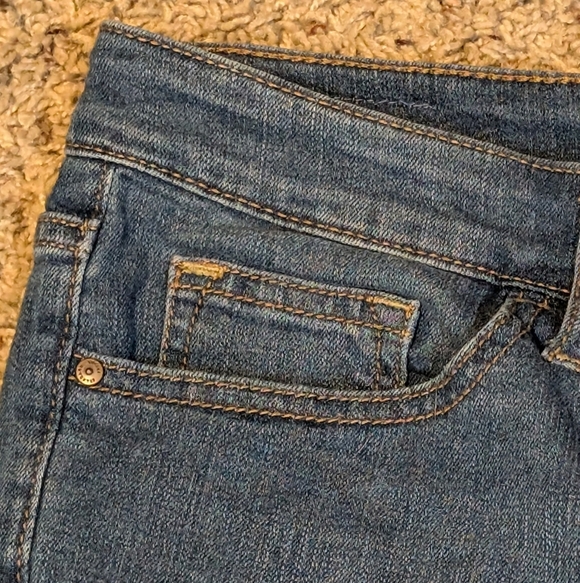 Social Standard Sanctuary High-Waisted Cropped Blue Jeans 16/33 - Picture 5 of 12
